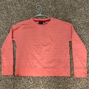 Marmot Light Pink Cropped Crewneck Sweatshirt